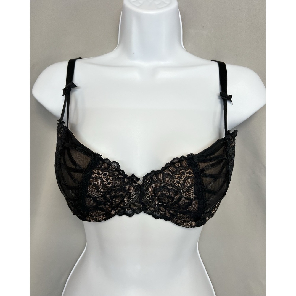 ADORE ME Black Lacepush-up‎ Underwire Bra size 34DD